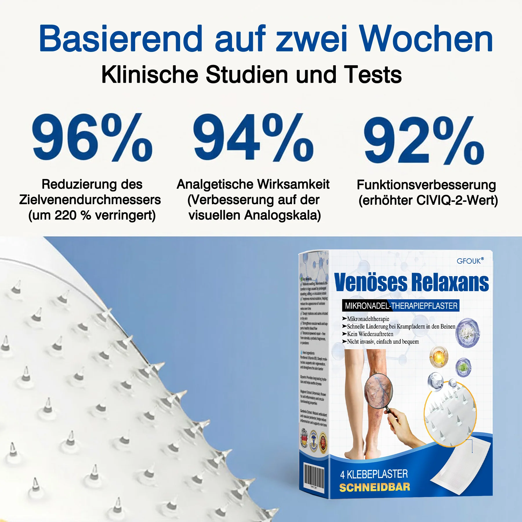 🇩🇪👨‍⚕️💥 GFOUK® VeinTarget Mikronadel-Pflaster ⚡ Sofortige Linderung, Langfristige Ergebnisse - Image 7