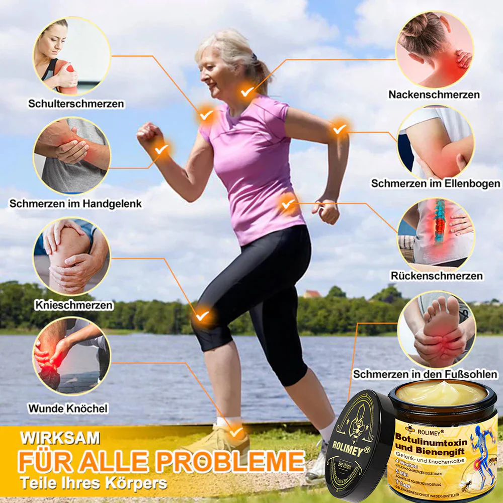 ✅ Offizieller Shop: Rolimey® Bienengift-Schmerzlinderungs Knochenheilungs Creme 👨‍⚕️(Reduzierung von Gelenkschwellungen, Schmerzen, Steifheit, Rötungen, Wärme, Muskelkater und Gelenkmüdigkeit) - Image 7