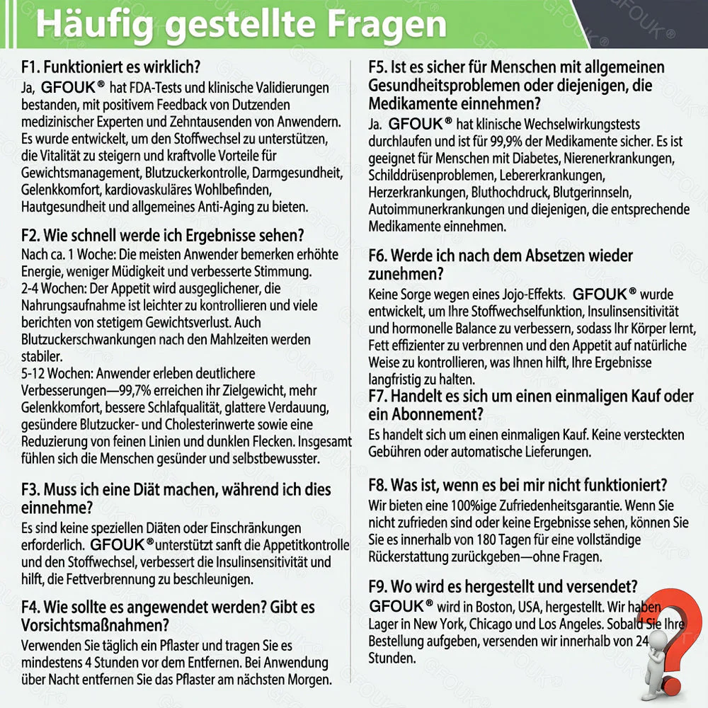 🇩🇪Offizieller Shop | 💥🔥 GFOUK® Moringa Berberinex NAD+ 10-in-1 Nano-Mikronadel-Patch (Nur einmal täglich, sichtbare Veränderungen in 7 Tagen) ✅ Für Übergewicht, lockere Haut, Diabetes, Schlafapnoe, Gelenkprobleme und mehr - Image 10