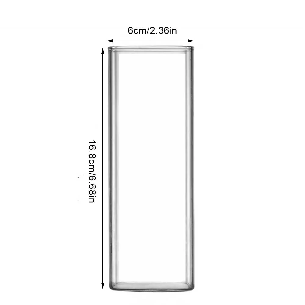 Square Simple Glass Cup Transparent Cold Drink Large-capacity Milk Juice Tea Drink Water Mousse Cups Wine Glass Beer Coffee Mug - Image 3