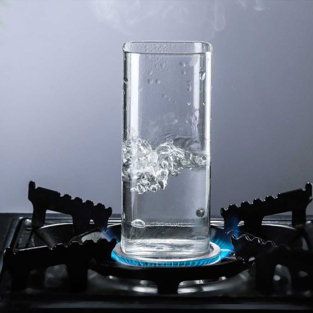 Square Simple Glass Cup Transparent Cold Drink Large-capacity Milk Juice Tea Drink Water Mousse Cups Wine Glass Beer Coffee Mug - Image 8